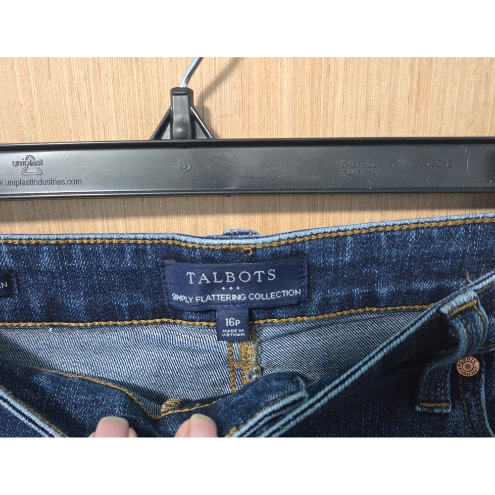 Talbots 16P Simply Flattering Collection Women's Jeans High Waist Modern Ankle - Picture 3 of 6